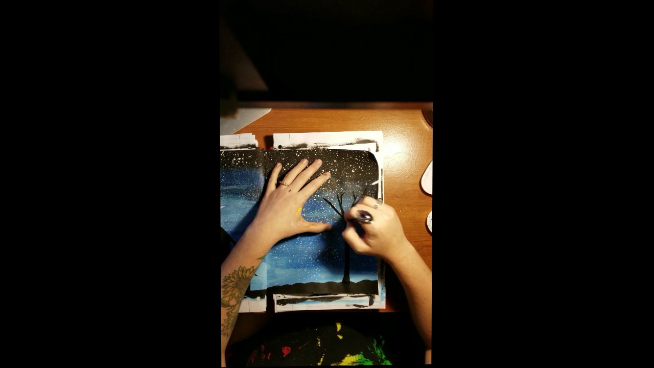 sketch book painting