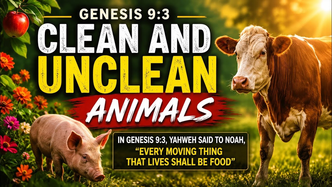 Genesis 9:3 &mdash; Clean and Unclean Animals Explained | Bible Teaching