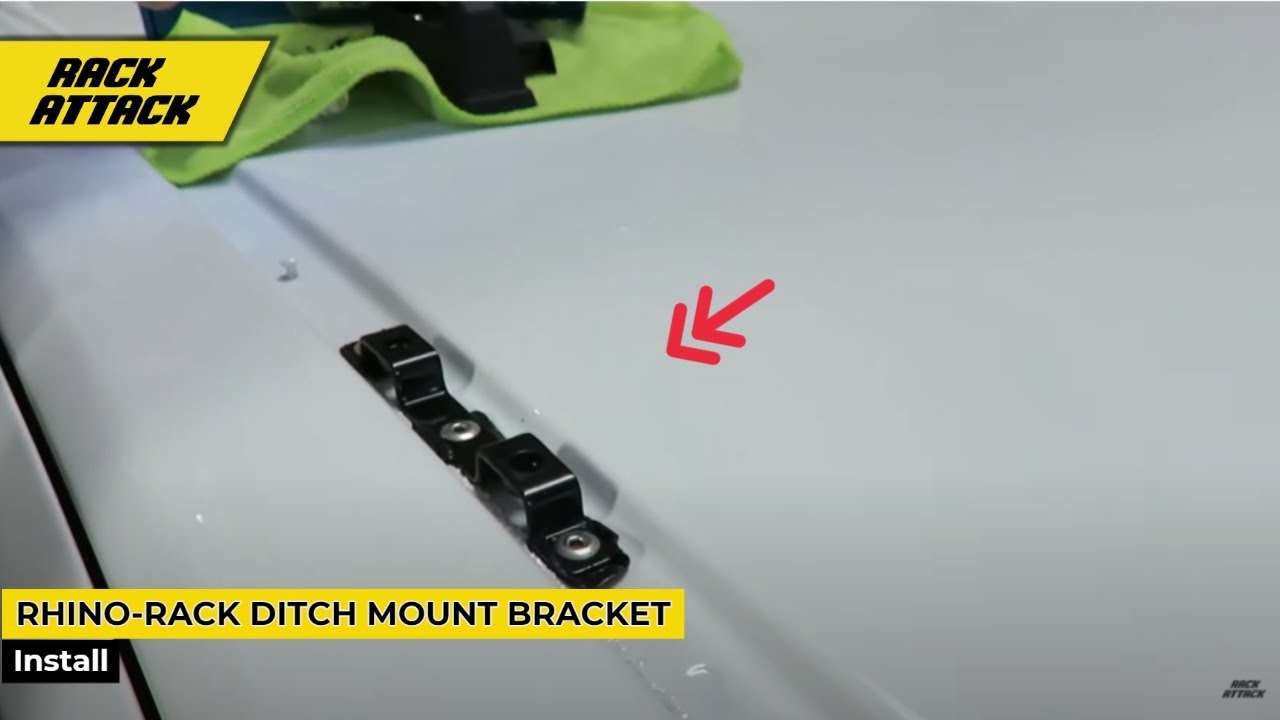 Rhino-Rack Ditch Mount Bracket - Sample Installation by Rack Attack