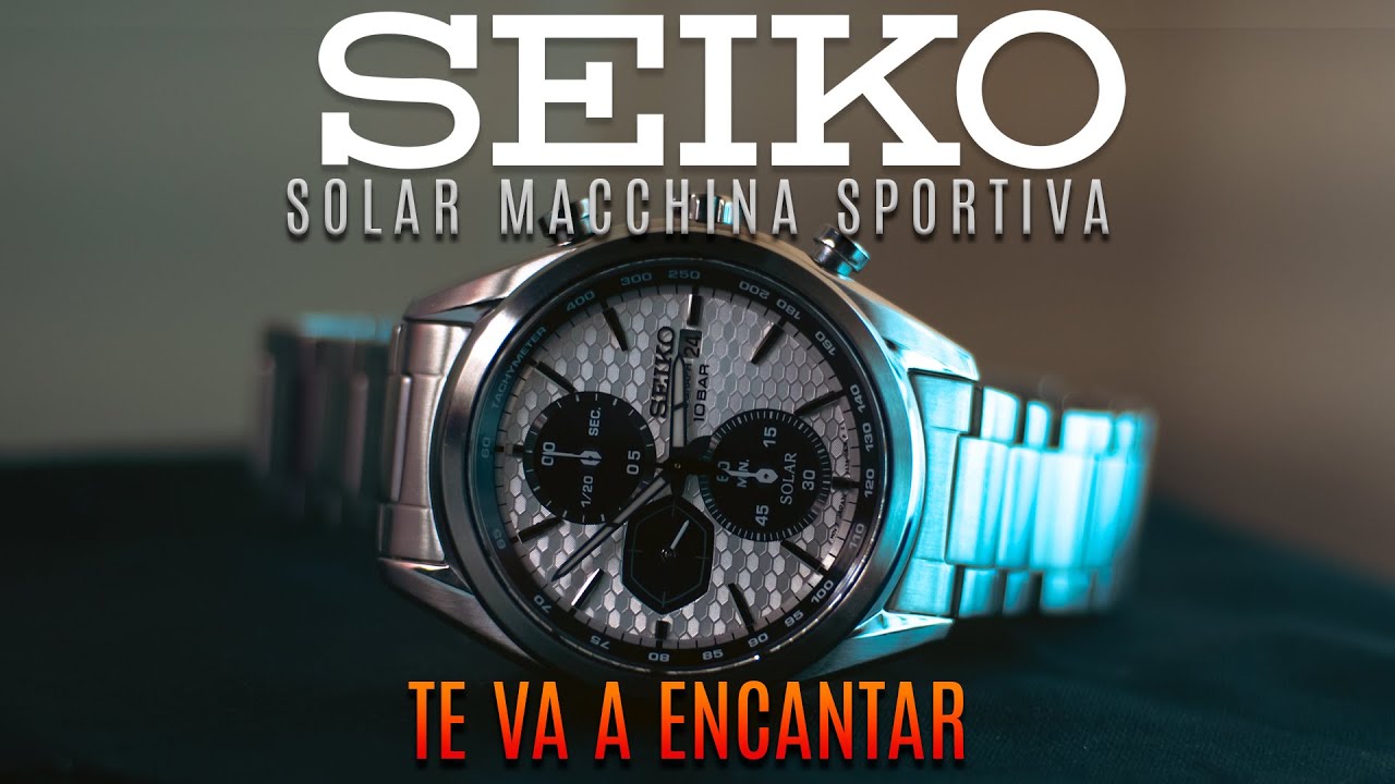 SEIKO SOLAR MACCHINA SPORTIVA / El reloj que quieres y no conoces RESEÑA OPINIÓN REVIEW SSC769P1