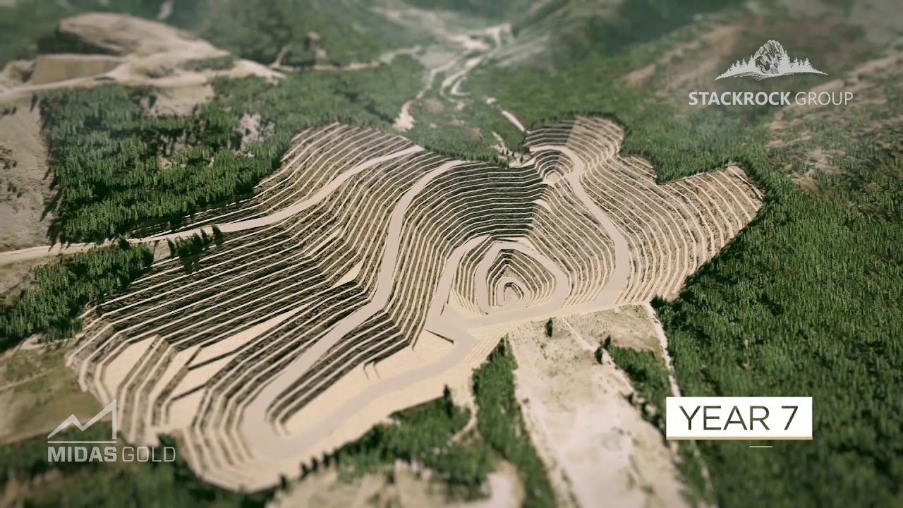 Midas Gold Mine Timelapse