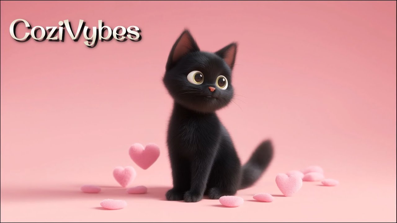 Soft Chill Piano 💗 Cozy Valentine Cat Ambience | Relaxing Piano Music (2.5 Hours, No Ads)