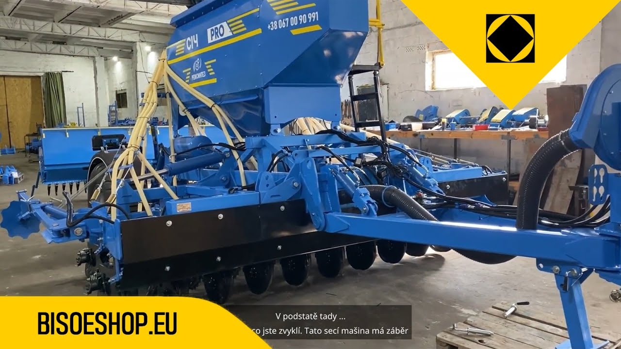 BISO - představení - NO-TILL secí stroj Remsintez SICH 4 PRO