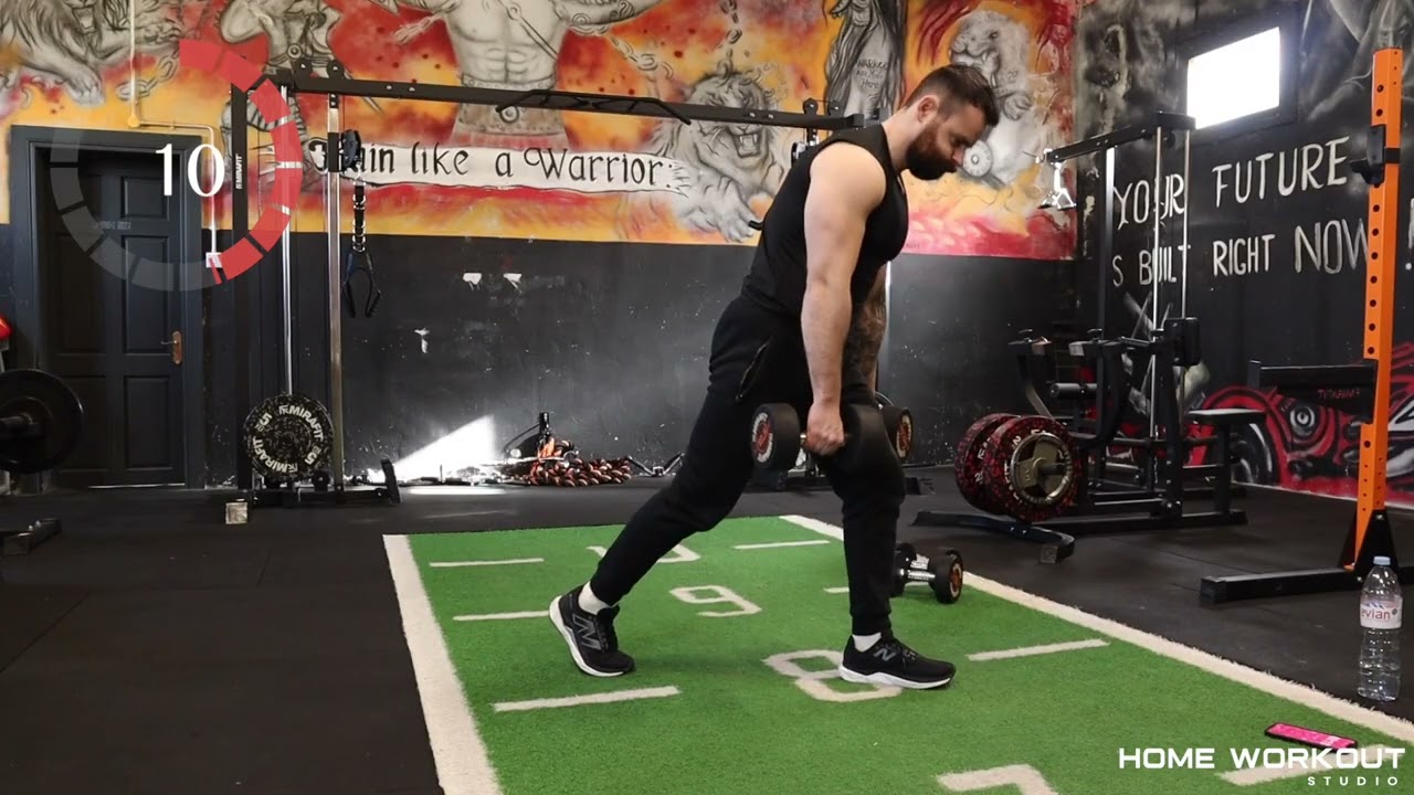 20 Min Full Body Dumbbell Workout at Home Strength Training - Weight Training for Weight Loss