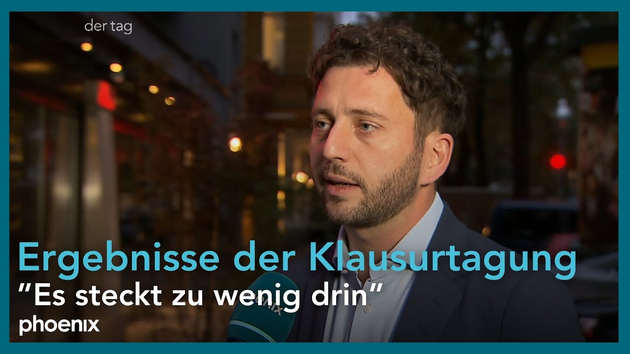 Felix Banaszak (B'90/Grüne, Parteivorsitzender) zu den Ergebnissen der Kabinettsklausur