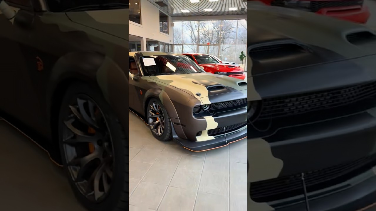 🔥 2020 Hellcat Redeye Widebody — 797HP of camo-wrapped muscle 💪 