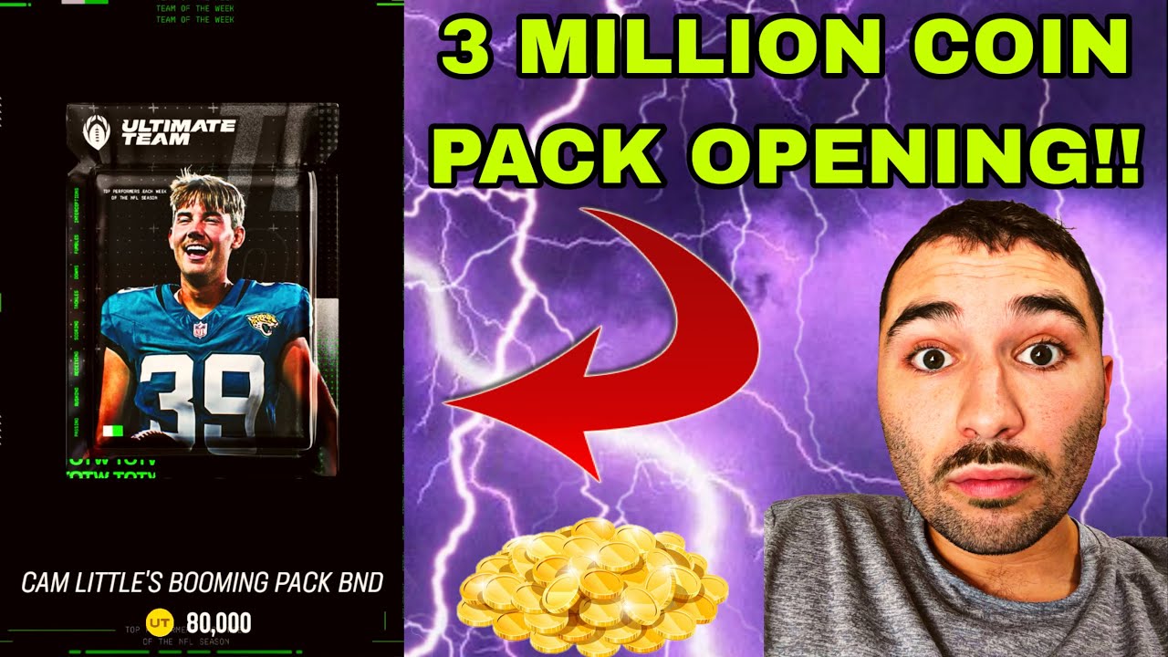 8 LIMITED TIME PULLS!! THIS PACK IS GLITCHED!! 3 MILLION COIN PACK OPENING!! MADDEN 26 ULTIMATE TEAM