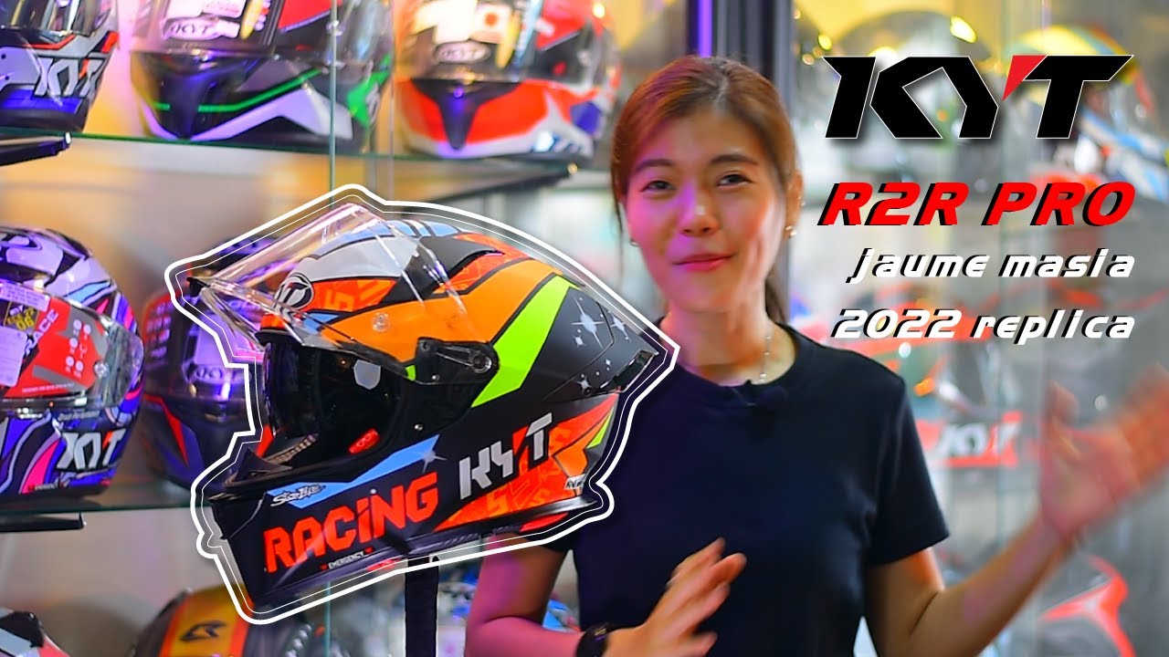 𝗞𝗥𝗘𝗬 : ขออวดหมวกใหม่ KYT moldel R2R Pro Jaume masia 2022 replica