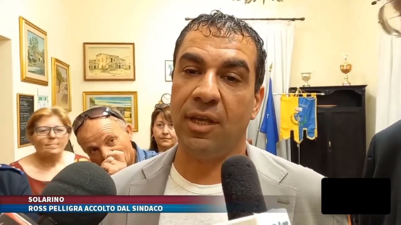 Ross Pelligra - Presidente del Catania Calcio  in visita a Solarino (SR)