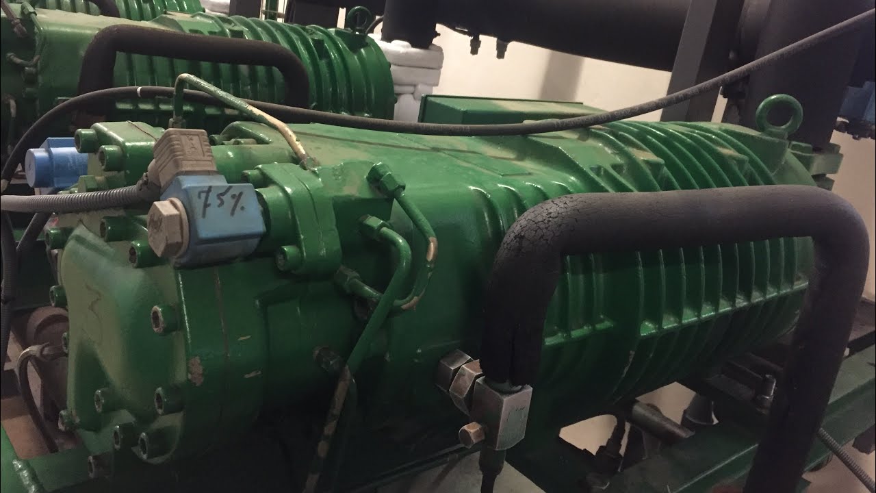 دور مبدل الحراري مع ضاغط سكرو Compresseur à vis avec économiseur/ Screw compressor with exchanger