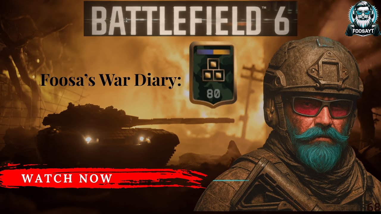 Battlefield 6 Multiplayer Livestream -  LEVEL 78 - Foosa's War Dairy - [ V ]