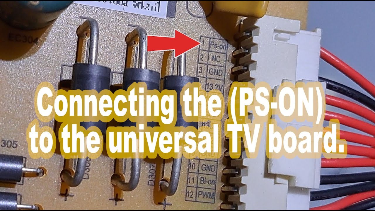 Installing a universal TV board to LG smart TV.