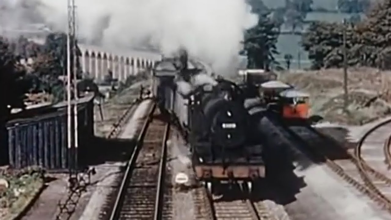 Vintage railway film - Single line working - 1957