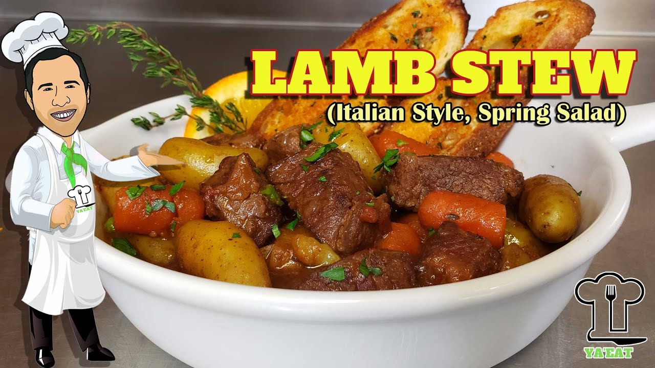 Lamb Stew (Italian Style) Recipe -  Lamb Recipe -Ya'Eat Lamb? YaEat