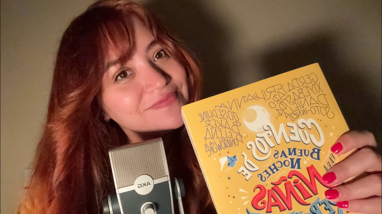 ASMR- LECTURA CON CHICLE RELAJANTE#lectura#susurros#whispering#gumchewing #relajación 