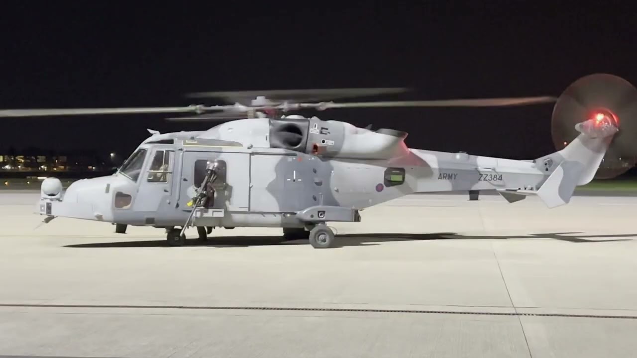 Army Air Corps Wildcat Start Up at RAF Northolt
