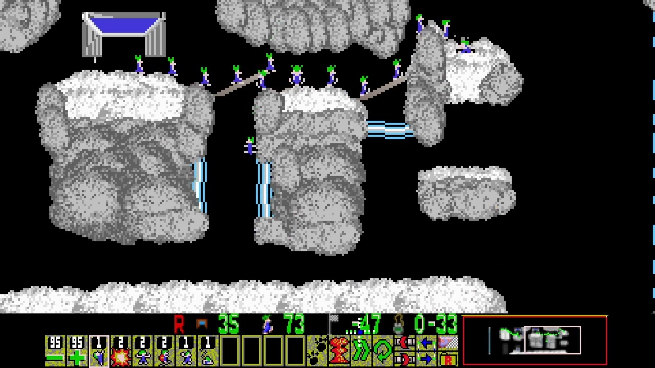 Lemmings Plus III (Rough 3): System Shock