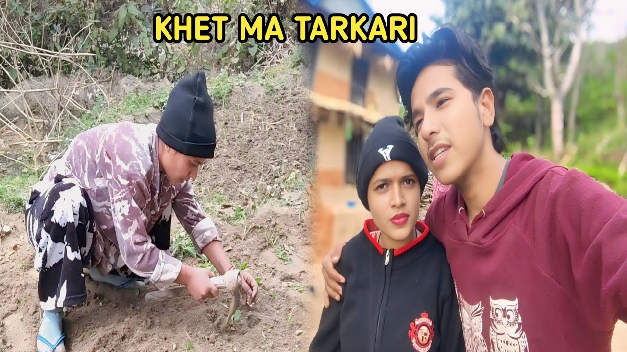 Buda Budi Aaj Khet Ma Tarkari Lagaudai || Yati Ramailo Bhayo😍 || Sita Subash Vlog ||