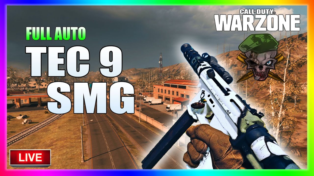 FULL AUTO TEC 9 SMG in SEASON 5 - COD WARZONE LIVE - MRSOLDIER1HD