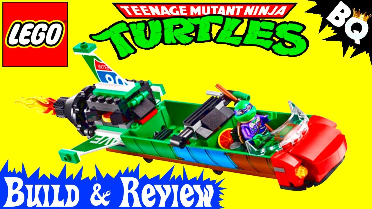 LEGO Ninja Turtles T-Rawket Sky Strike 79120 TMNT Review - BrickQueen