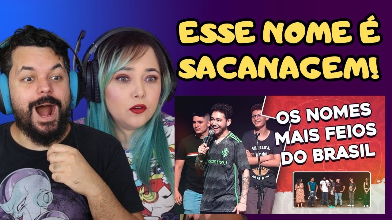 GIO LISBOA - CAMPEONATO BRASILEIRO DE NOMES FEIOS 🇧🇷🏆 ‹ REACT ›