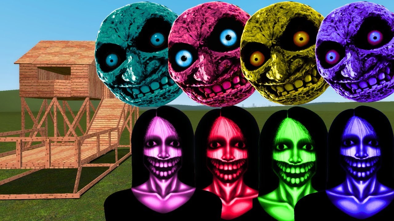 Kuchisake Onna, Termina Vs Towers In Garry's Mod (Part 7)