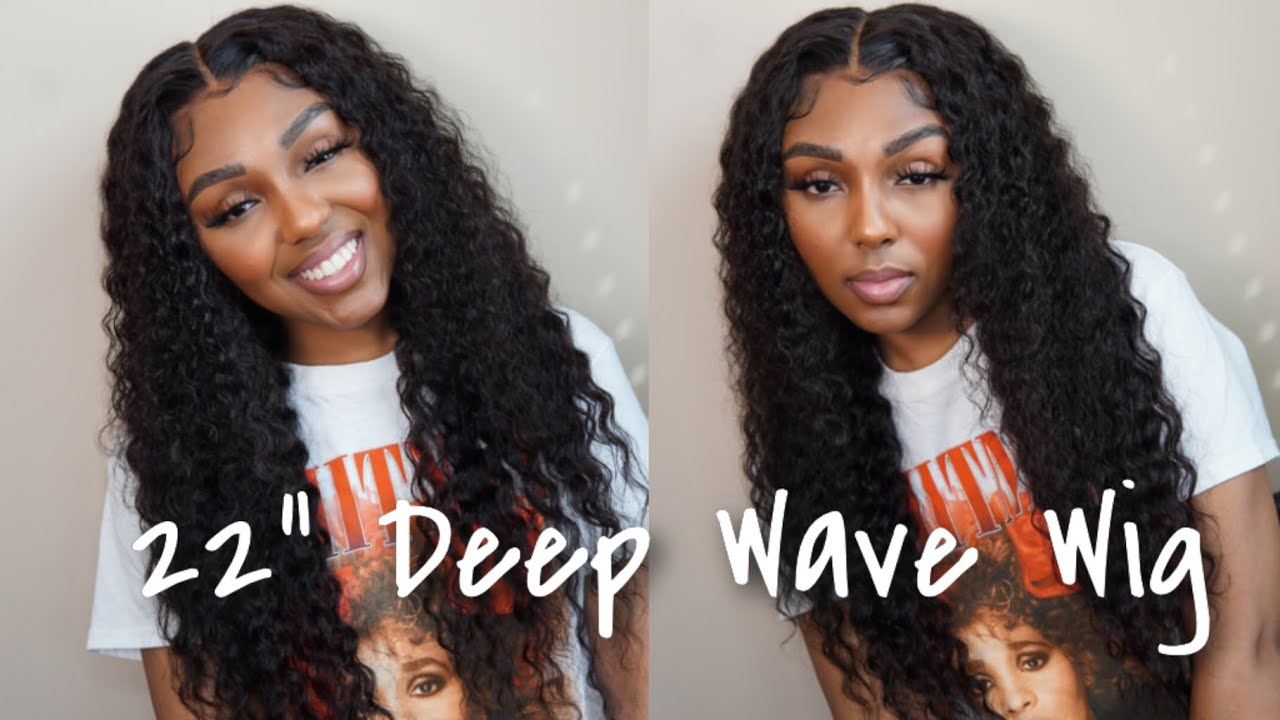 22 inch Deep Wave Wig FT Lavy Hair