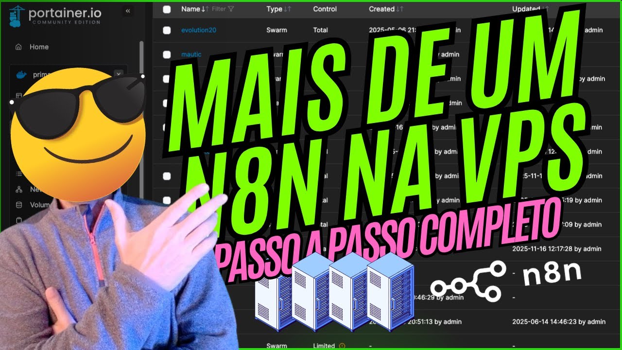 Como Instalei mais de um N8N na VPS - Passo a Passo Completo