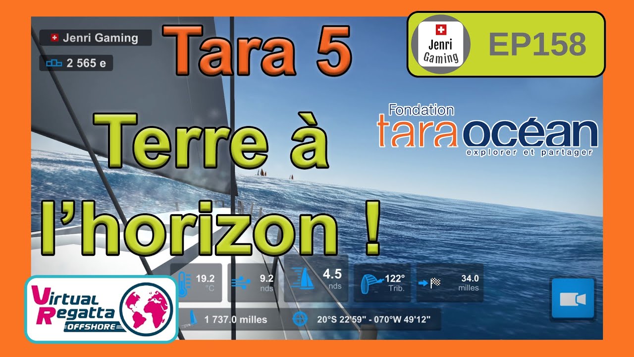 Fin de la Tara Océan 5 sur Virtual Regatta Offshore - Jenri Gaming - EP158