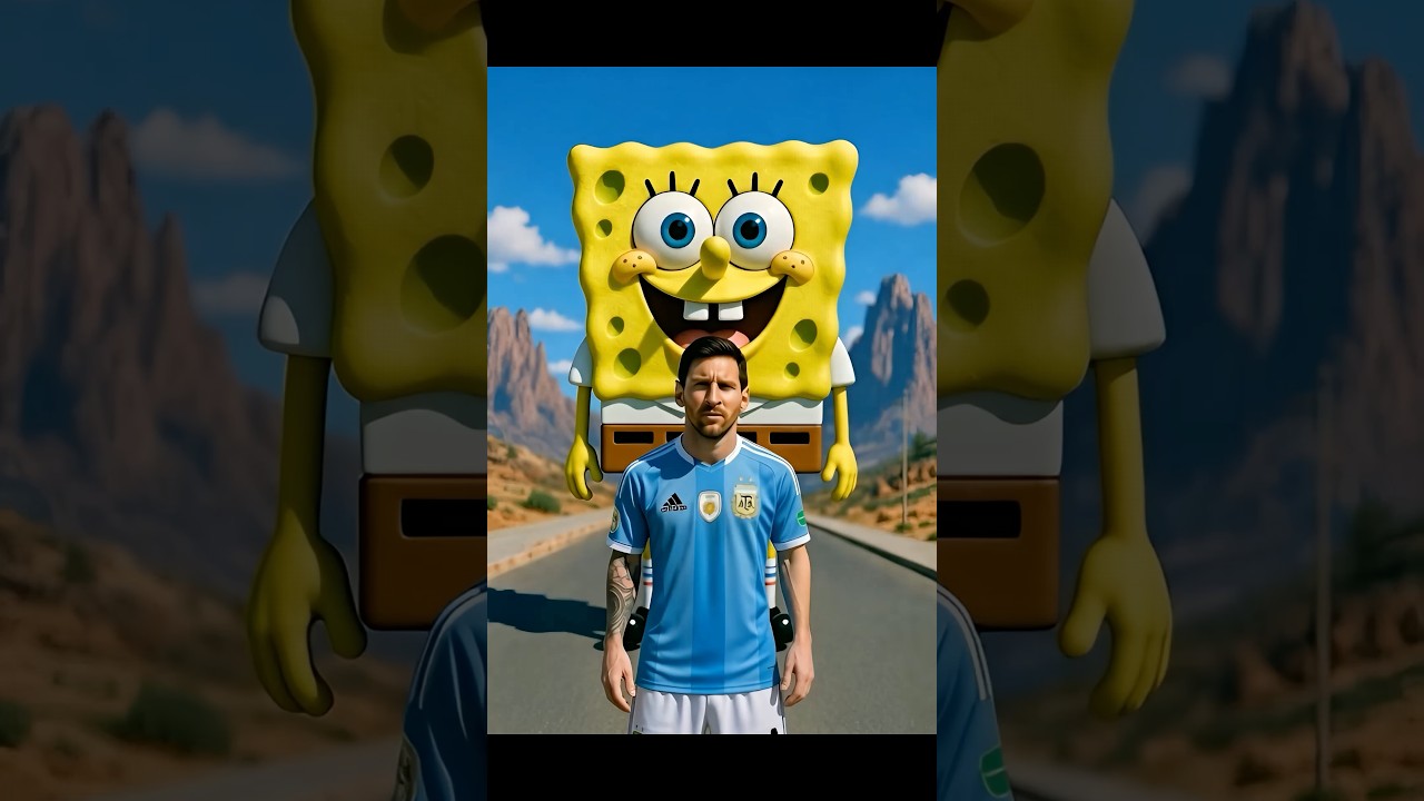 Messi & SpongeBob vs. Ronaldo: The Unbelievable Showdown
