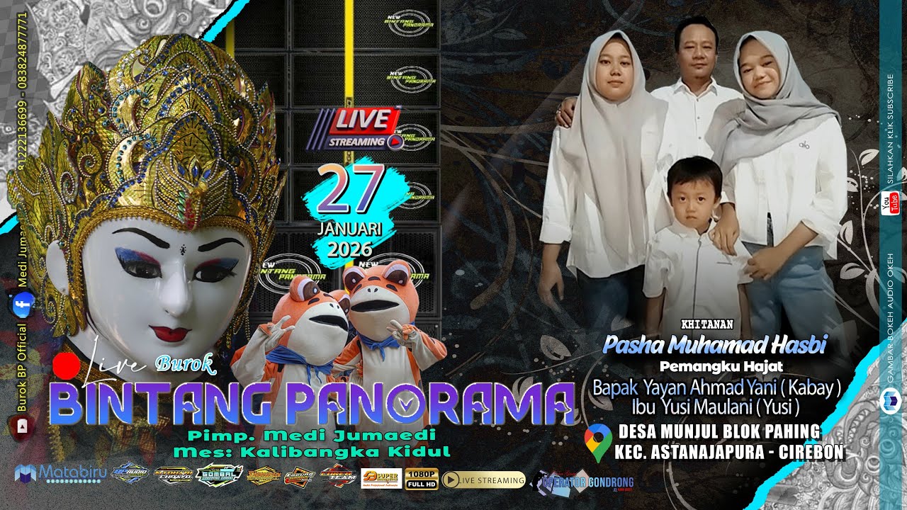 LIVE BUROK BINTANG PANORAMA / DESA MUNJUL BLOK PAHING ,KEC.ASTANAJAPURA  - CIREBON / 27 JANUARI 2026