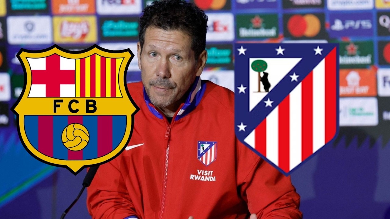 RUEDA DE PRENSA SIMEONE  Tras Barcelona vs Atletico Madrid (3-0)  Copa del Rey | LA PREVIA EUROPEA