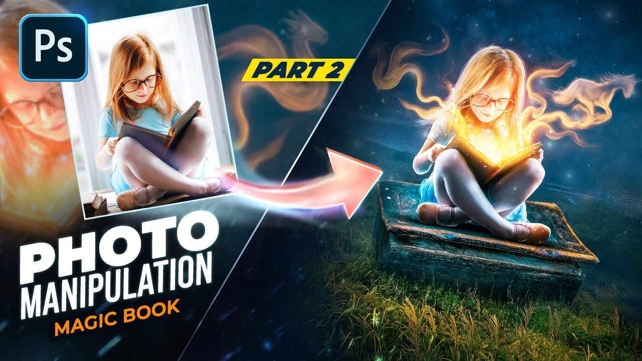 Magic Book Fantasy - Photoshop Manipulation (part 2)