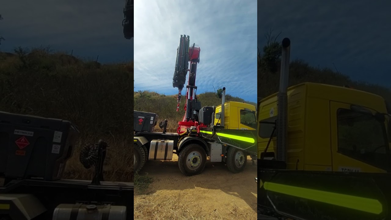 operación tracto camión volvo fmx con grúa articulada fassi 1150 ojalá le sirva de ayuda