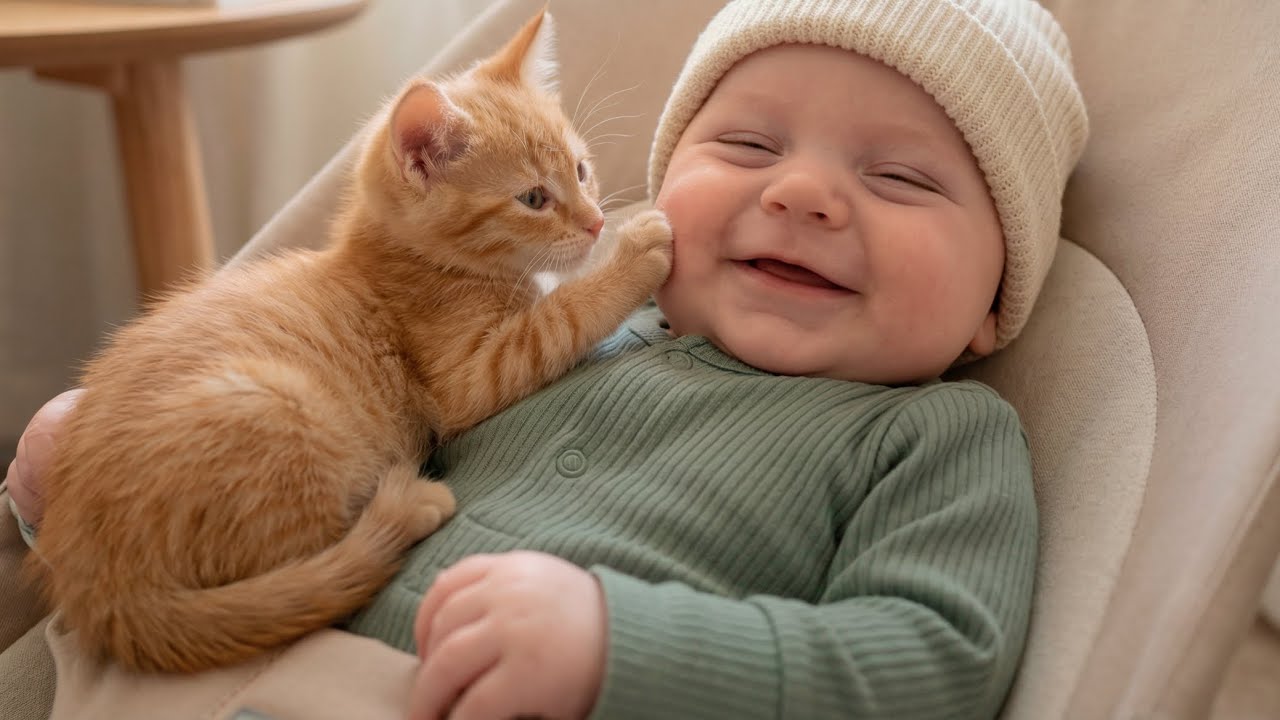 Baby & Kitten Enjoying Sleep 💤😻 | Most Relaxing Compilation 2026