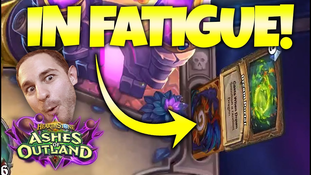INTENSE Game - All this Druid has Left in Fatigue are Random Dragons | Zalae Hearthstone