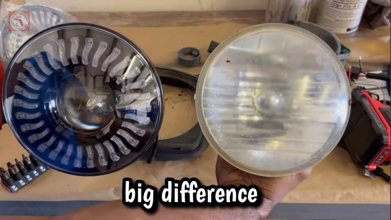 How to install new LED Headlights on a Hummer or Jeep