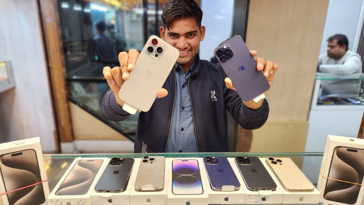 iphone 14 Pro, 14 Pro Max, 15 Pro, 15 Pro Max | Cheapest Price | Dollar Market Indore