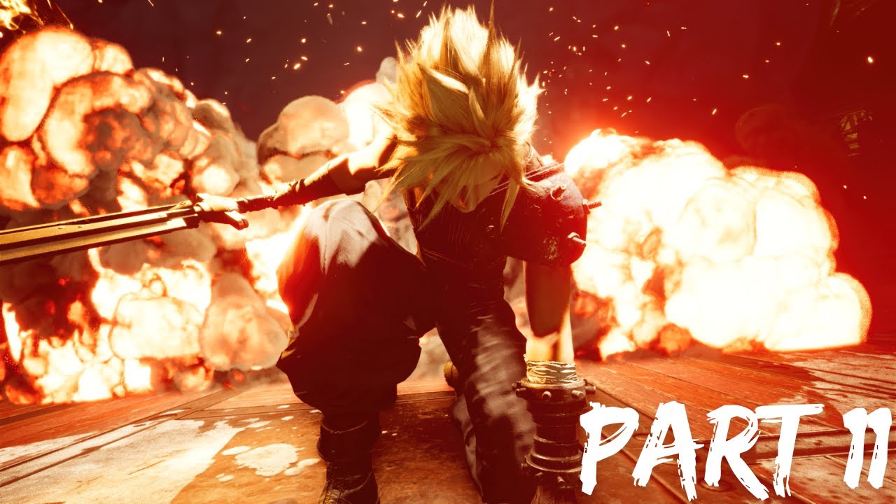 FIGHTING THE FIRE HOUSE BOSS | FINAL FANTASY VII REMAKE - PART 11
