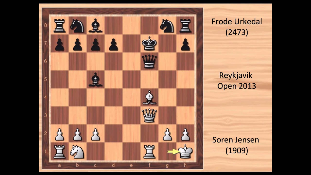 Amazing King's Gambit (Muzio Gambit) at Reykjavik Open 2013