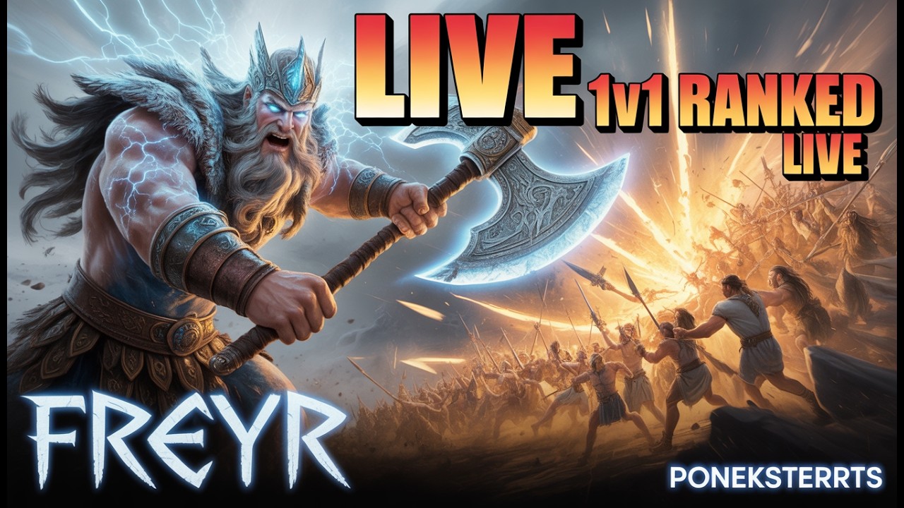 Age of Mythology Ret0ld🚨 FREYR 1v1 RANKED: DOMINAÇÃO ABSOLUTA OU HUMILHAÇÃO EPICA? (LIVE AGORA) |