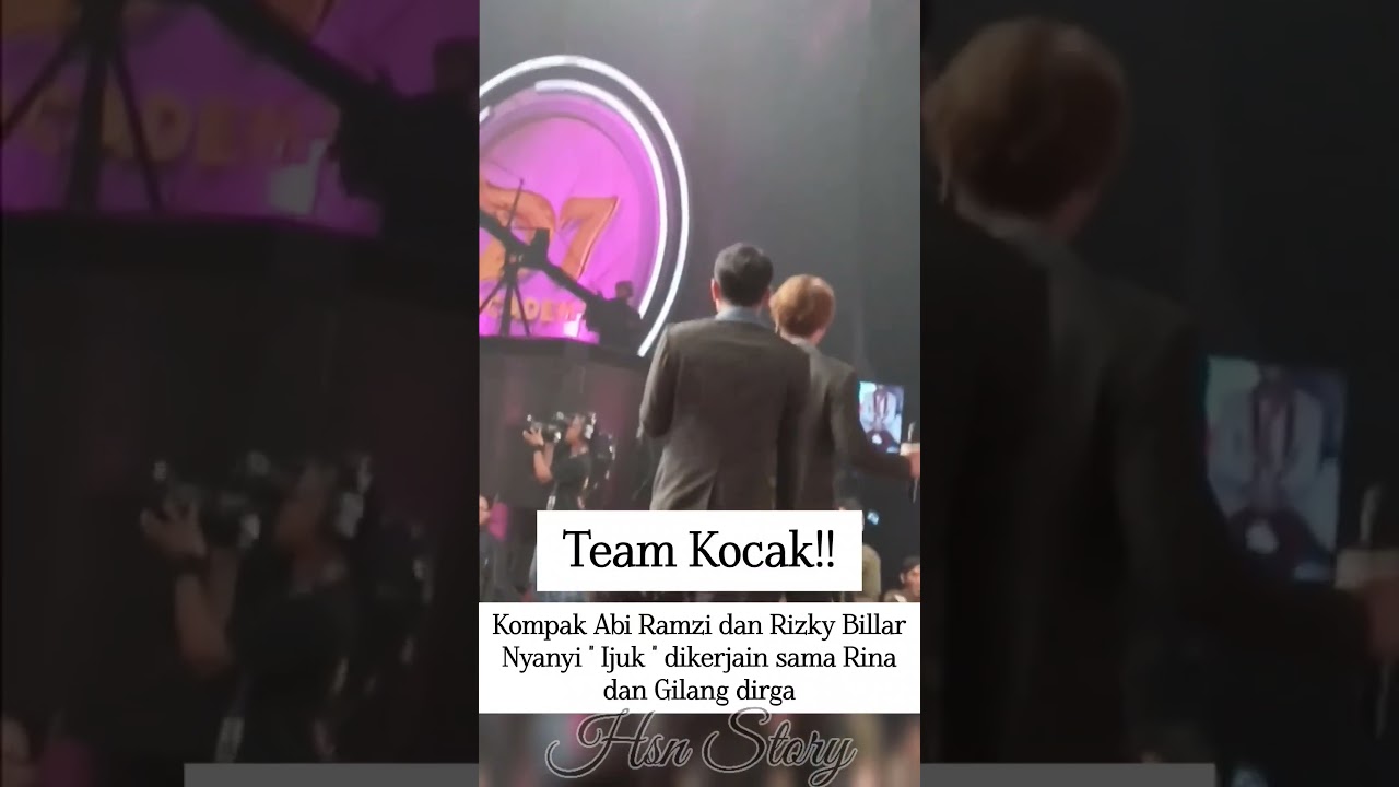Abi Ramzi dan Rizky Billar di kerjain nyanyi Ijuk #leslar #lestikejora #editor #vlog