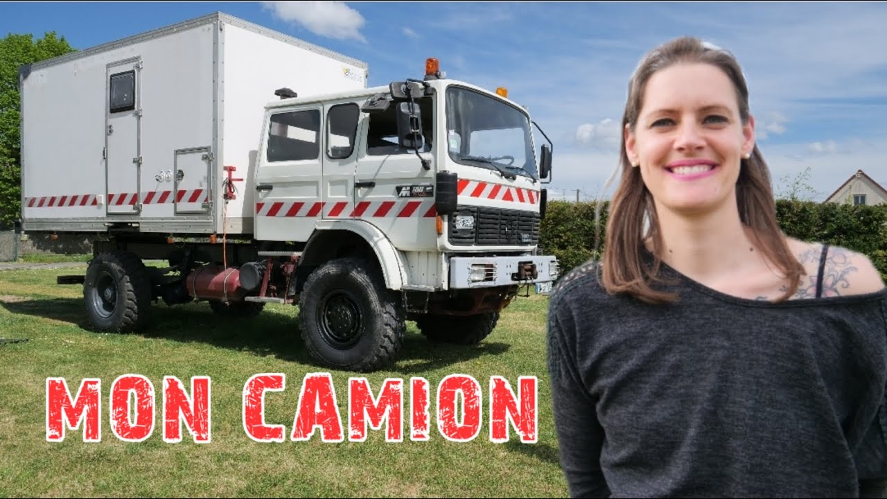 Charlotte et son 4x4 aménagé pas fini