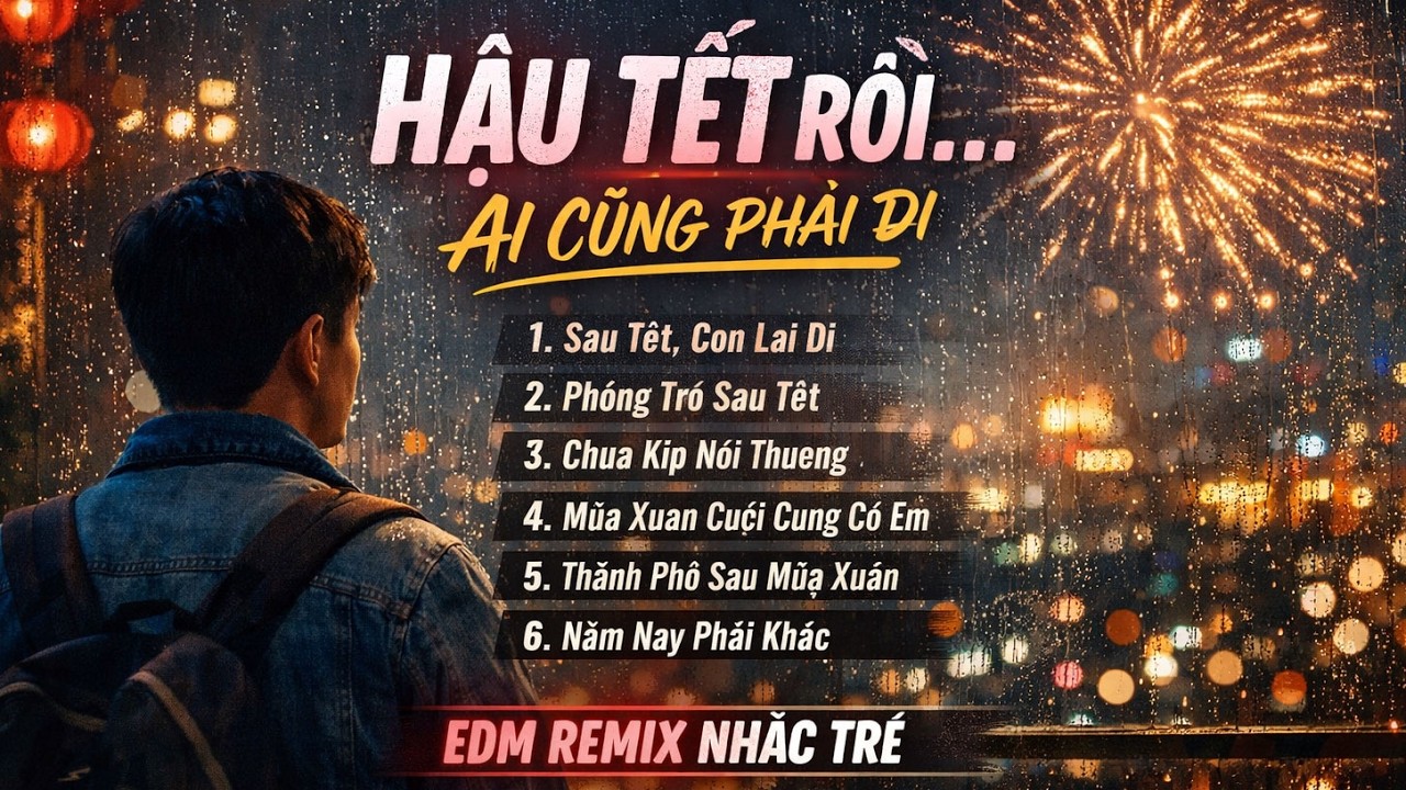 HẬU TẾT RỒI… AI CŨNG PHẢI ĐI | Những Ngày Rời Nhà | EDM Remix Nhạc Trẻ