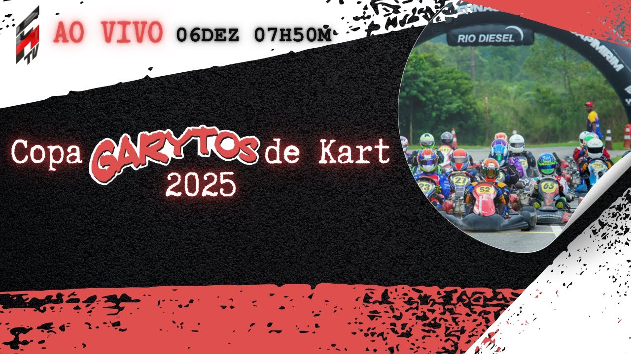 🔴 AO VIVO - Copa Garytos de Kart 2025 - Guapimirim