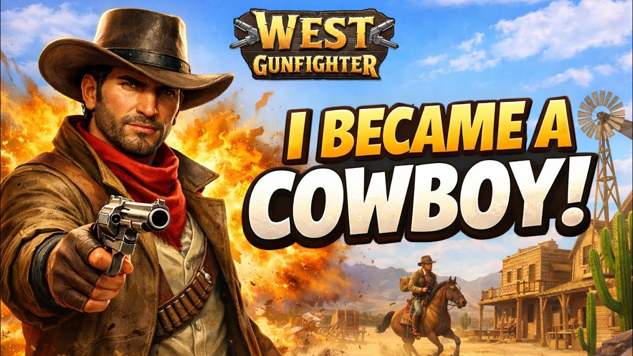I turned into a cowboy 🤠 l West Gunfighter 