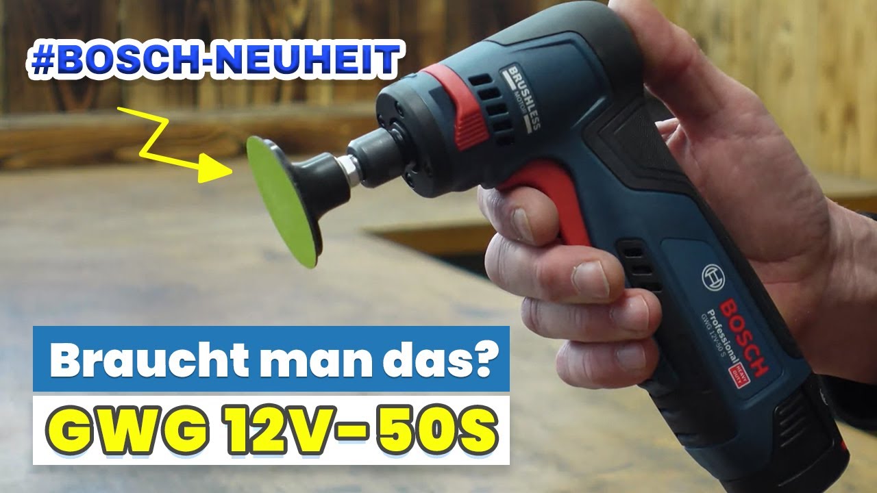 GWG 12V-50 S von BOSCH - Der neue 12V Akku-Geradschleifer im Schleiftest! || ToolGroup