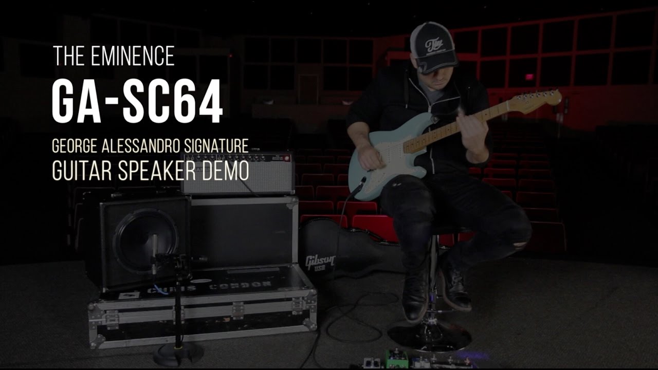 Eminence GA-SC64 Guitar Speaker Demo