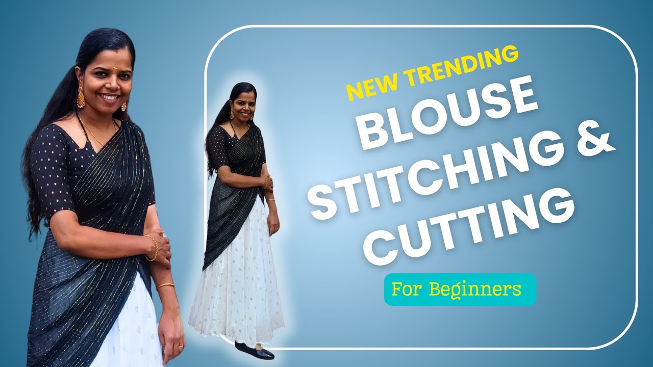 New trending blouse || knotNeck blouse cutting and stitching tutorial || viral blouse @ashme_vlogs  
