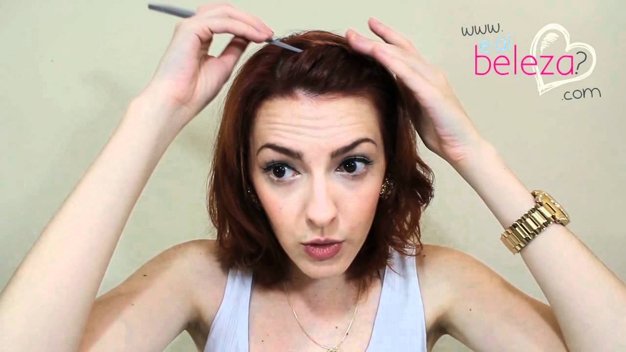 Como fazer uma tiara de tran&ccedil;a com a franja?
